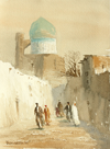 Watercolor by Ulughbek