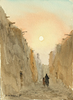 Aquarelle signée Ulughbek